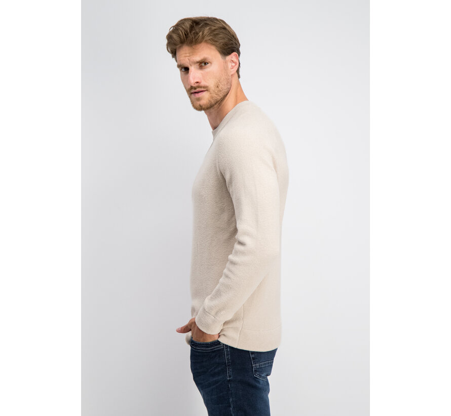 Gabbiano Chenille Knit Crewneck JOCK Coastal Sand (6167272 - 00673)