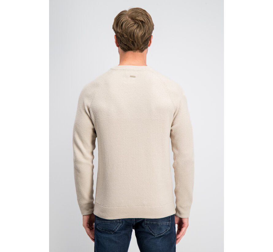 Gabbiano Chenille Knit Crewneck JOCK Coastal Sand (6167272 - 00673)