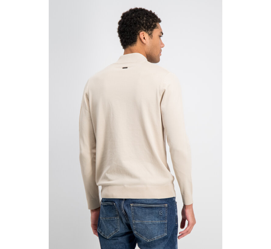 Gabbiano Tech Knit Half Zip HOYT Coastal Sand (6167278 - 00673)