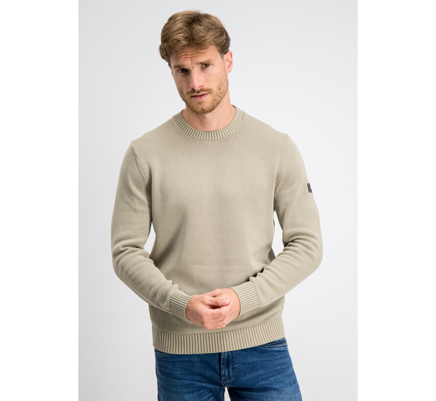 Gabbiano Garment Dye Crewneck Knit EWAN Sage Green (6167283 - 00672)