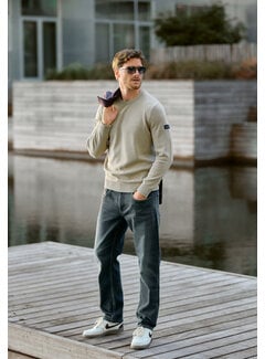 Gabbiano Gabbiano Garment Dye Crewneck Knit EWAN Sage Green (6167283 - 00672)