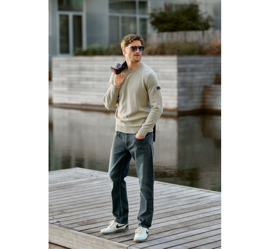 Gabbiano Garment Dye Crewneck Knit EWAN Sage Green (6167283 - 00672)