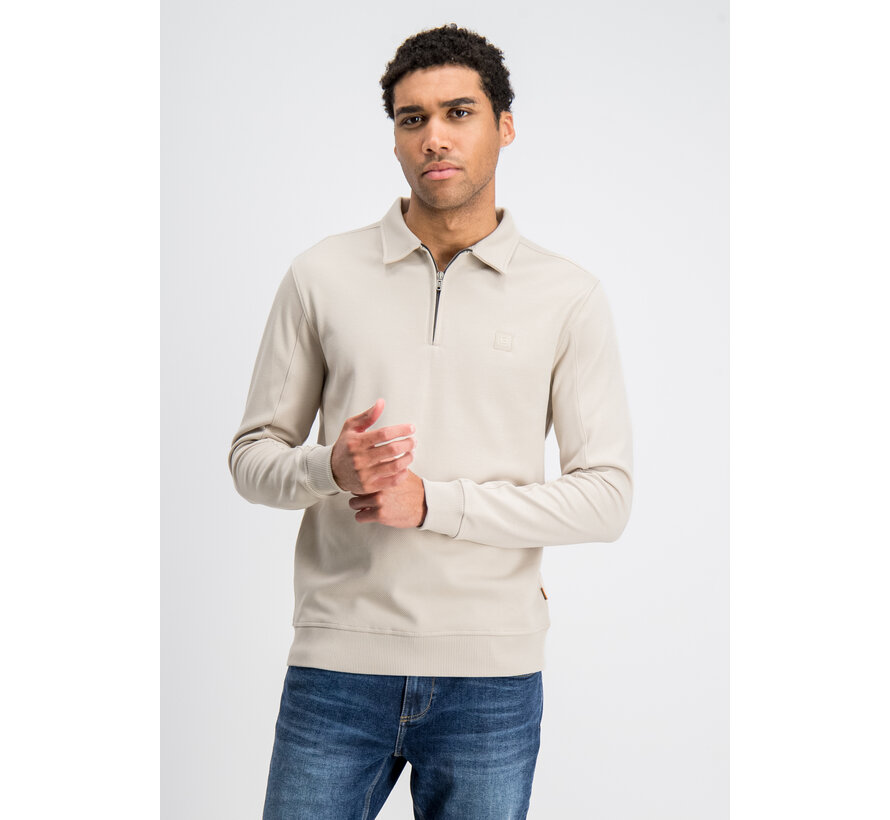 Gabbiano Diagnal Sweat Polo KEAN Coastal Sand (7767533 - 00673)