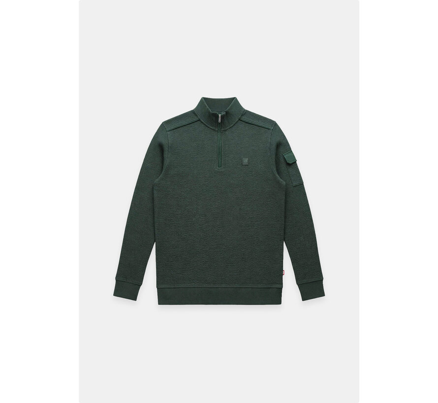 Gabbiano Jacquard Stripe Skipper Sweat GRANT Highland Green (7767534 - 00675)