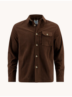 A Fish Named Fred A Fish Named Fred Overshirt Chocolate Brown (34.023 - 200)