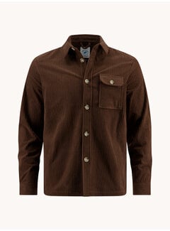 A Fish Named Fred Overshirt Chocolate Brown (34.023 - 200)