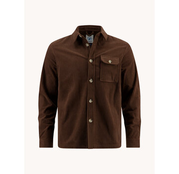 A Fish Named Fred Overshirt Chocolate Brown (34.023 - 200)