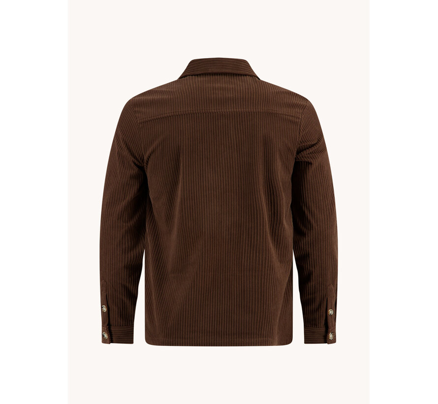 A Fish Named Fred Overshirt Chocolate Brown (34.023 - 200)