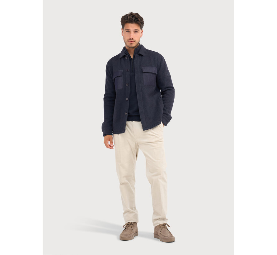 Blue Industry Shirt Jacket Navy (STEFANO-W26-M12)
