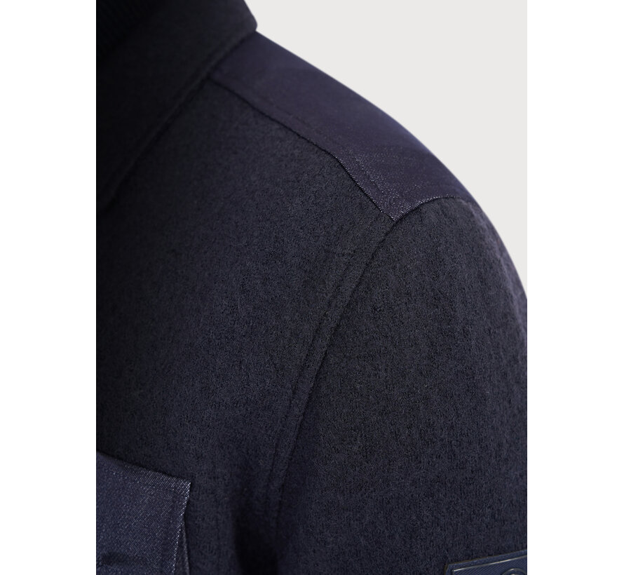 Blue Industry Shirt Jacket Navy (STEFANO-W26-M12)