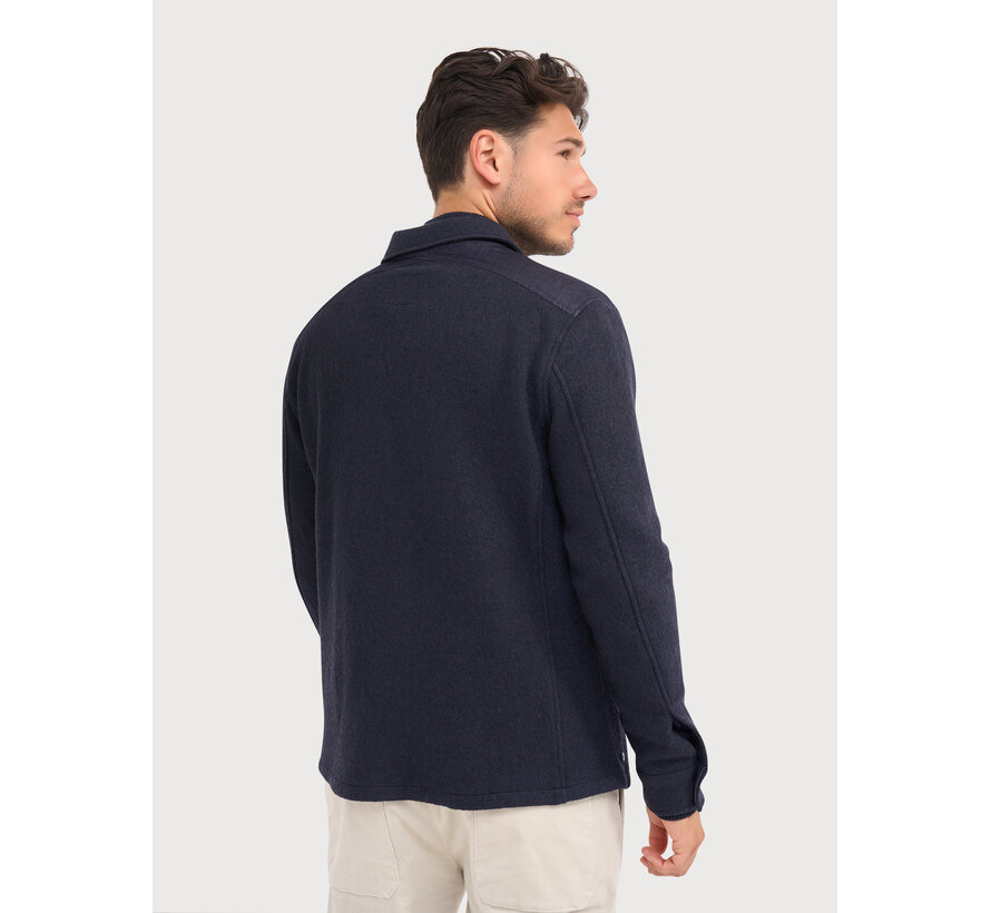 Blue Industry Shirt Jacket Navy (STEFANO-W26-M12)