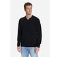 No Excess Pullover Polo Buttons Jacquard Knit Black (33230925 - 020)