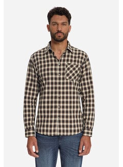 No Excess Overhemd Yarn Dyed Check Herringbone Weave (33490996 - 048)