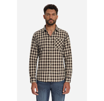 No Excess Overhemd Yarn Dyed Check Herringbone Weave (33490996 - 048)