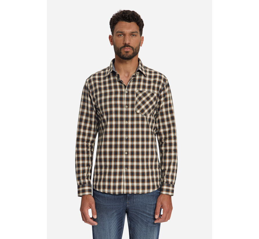 Overhemd Yarn Dyed Check Herringbone Weave (33490996 - 048)