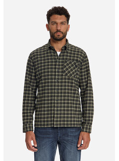 No Excess No Excess Overhemd Yarn Dyed Check Twill Weave Moss (33490998 - 152)