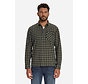 No Excess Overhemd Yarn Dyed Check Twill Weave Moss (33490998 - 152)