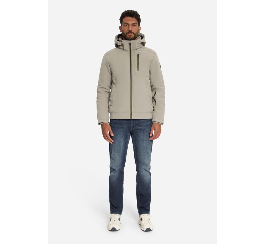No Excess Jas Short Fit Softshell Taupe (33630907 - 044)