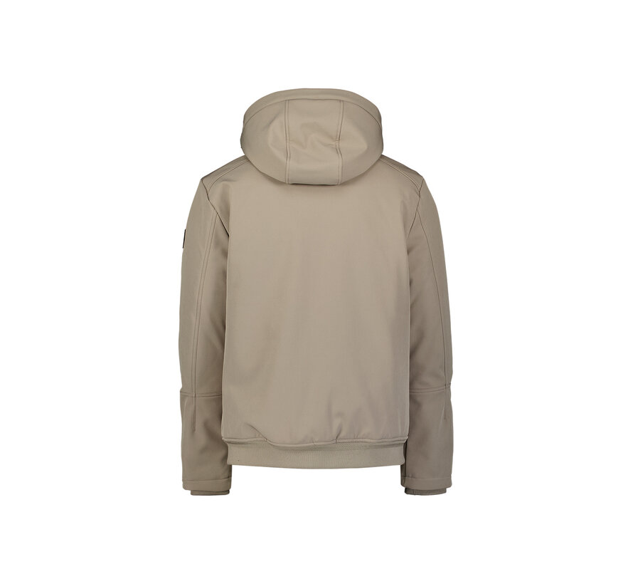 No Excess Jas Short Fit Softshell Taupe (33630907 - 044)