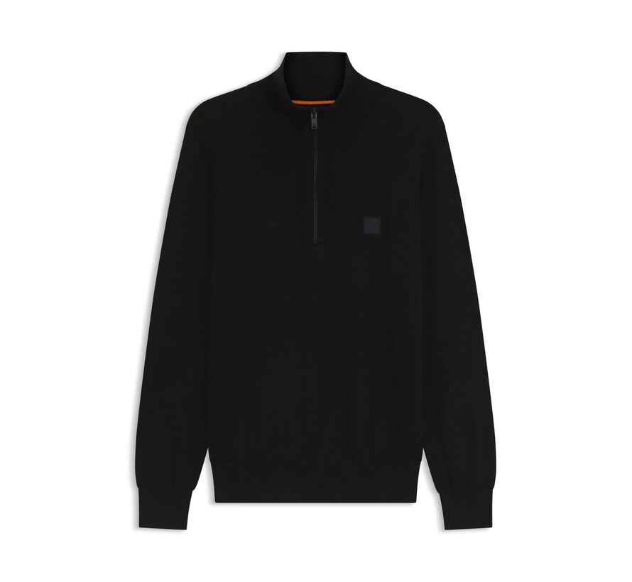 Hugo Boss Orange Trui Half Zip Kanobix_S Black (50527585 - 001)