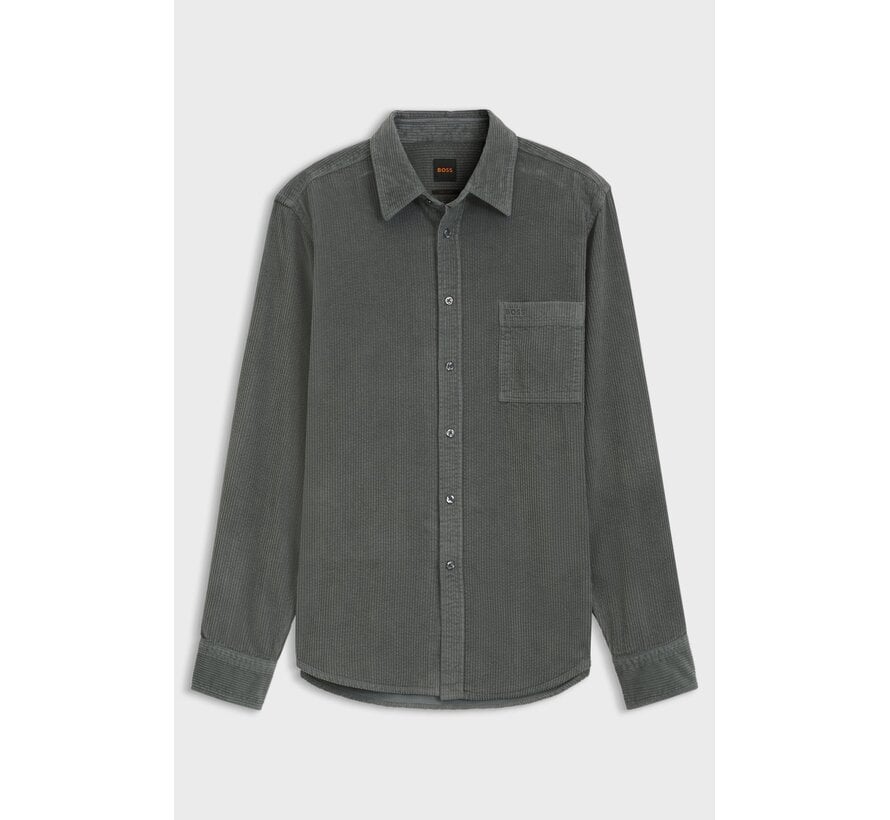 Hugo Boss Orange Overhemd Relegant Corduroy Open Green (50569609 - 377)
