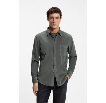 HUGO BOSS Orange Overhemd Relegant Corduroy Open Green (50569609 - 377)