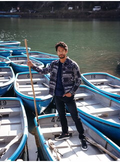 A Fish Named Fred Overshirt Tokyo Trip Indigo Navy (34.031 - 604)