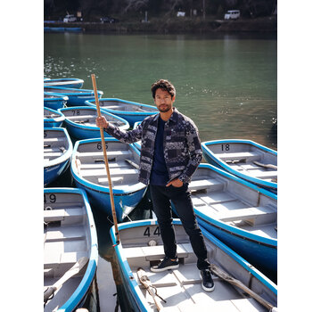 A Fish Named Fred Overshirt Tokyo Trip Indigo Navy (34.031 - 604)