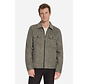 No Excess Overshirt Full Zip Melange Twill Effect Woolblend Light Brown (33510924 - 041)