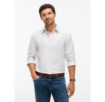 Tommy Hilfiger Tommy Hilfiger Overhemd Heritage Oxford Stripe Coastal Taupe (mw0mw36238 - 0AB)