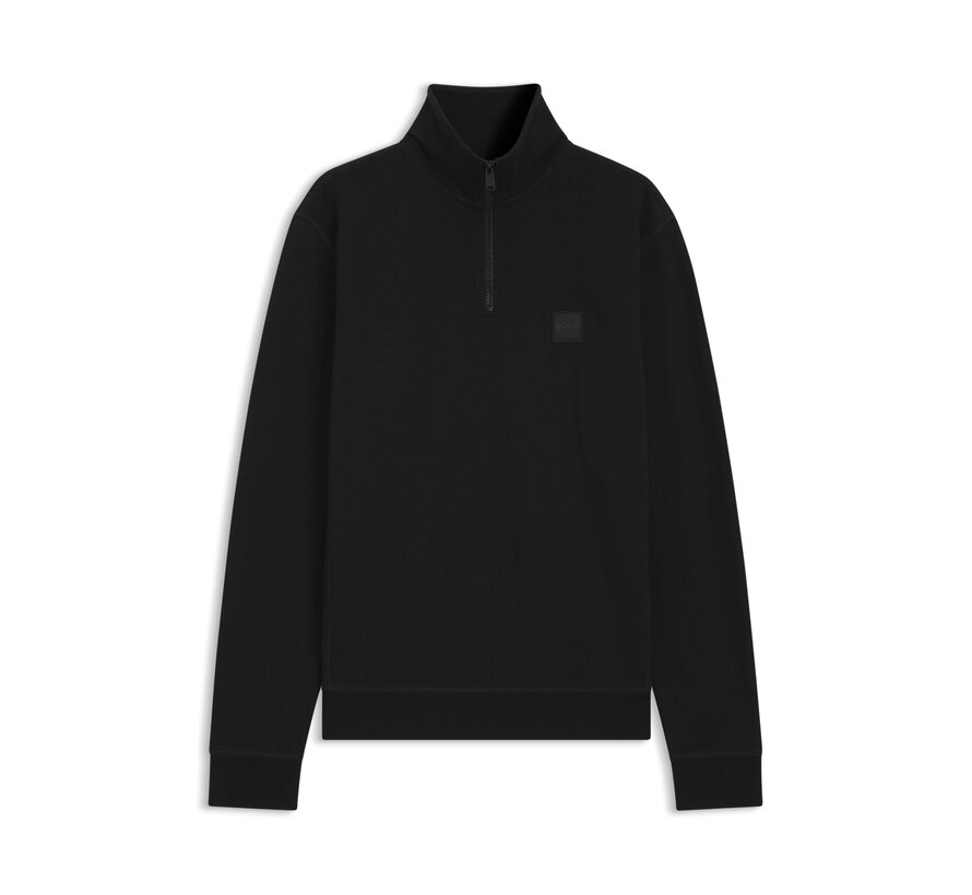 Orange Half Zip Sweater Zetrust Regular Fit Black (50468926 - 001)