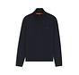 Orange Half Zip Sweater Zetrust Regular Fit Navy (50468926 - 404)