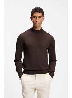 HUGO BOSS Black Pullover Mock Neck H-Bjarno Dark Brown (50570642 - 209)