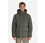 No Excess Winterjas Jacket Medium Length Corduroy Hooded Army (33630917SN - 053)