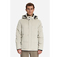 Winterjas Jacket Medium Length Corduroy Hooded Stone (33630917SN - 014)
