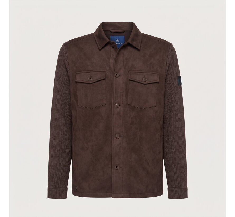Blue Industry Shirt Jacket Brown (NAPOLI-W26-M42)