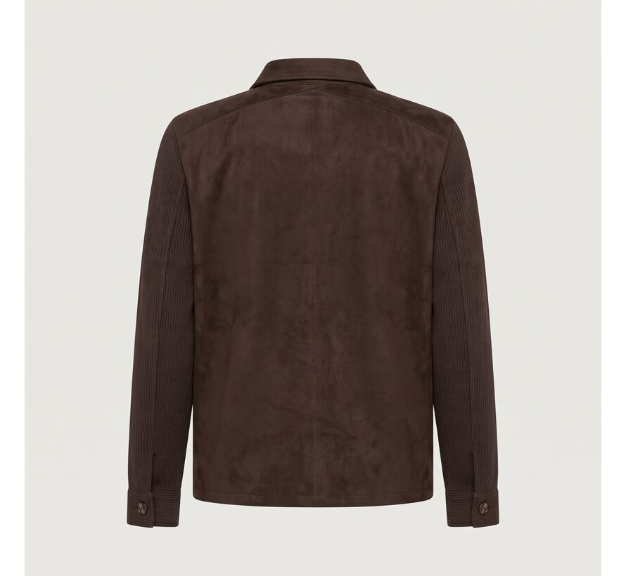 Blue Industry Shirt Jacket Brown (NAPOLI-W26-M42)