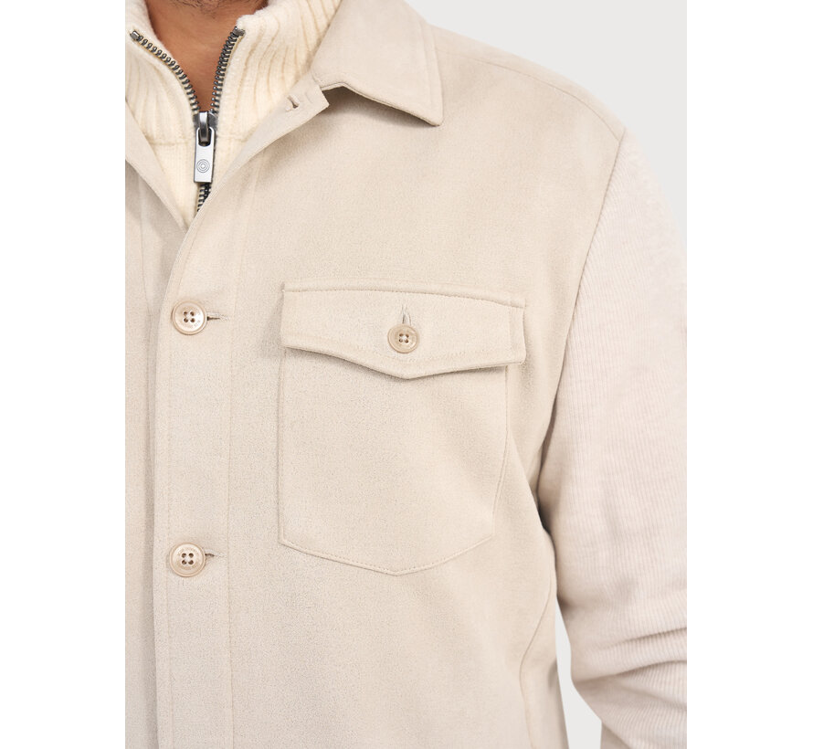 Blue Industry Shirt Jacket Stone (NAPOLI-W26-M42)