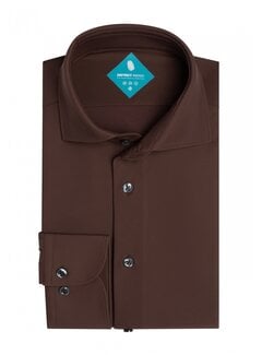 District Indigo District Indigo Pique Performance Shirt Dark Brown (7.31.025.780 - 040)