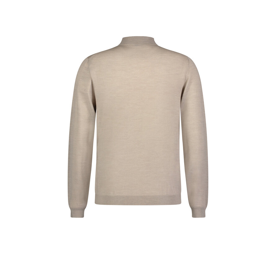 Roy Robson Pullover Mock Neck Wol Light Brown (091 17855 1304700 - A270)