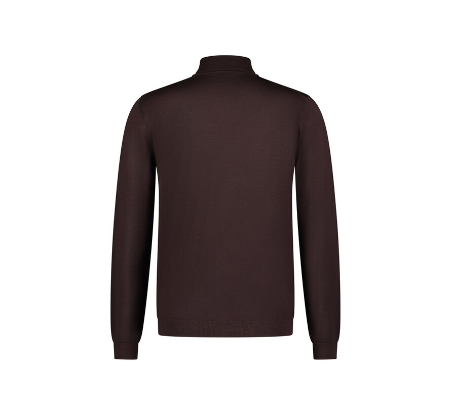Roy Robson Pullover Mock Neck Wol Dark Red (091 17855 1304700 - A610)