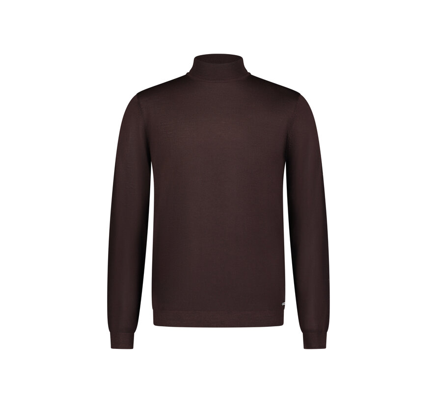 Roy Robson Pullover Mock Neck Wol Dark Red (091 17855 1304700 - A610)