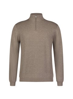 Roy Robson Roy Robson Pullover Half Zip Structure Brown (091 17879 1304900 - A230)