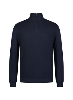 Roy Robson Pullover Half Zip Structure Dark Blue (091 17879 1304900 - A401)