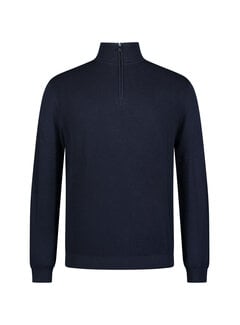 Roy Robson Roy Robson Pullover Half Zip Structure Dark Blue (091 17879 1304900 - A401)