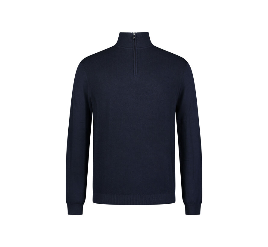 Roy Robson Pullover Half Zip Structure Dark Blue (091 17879 1304900 - A401)