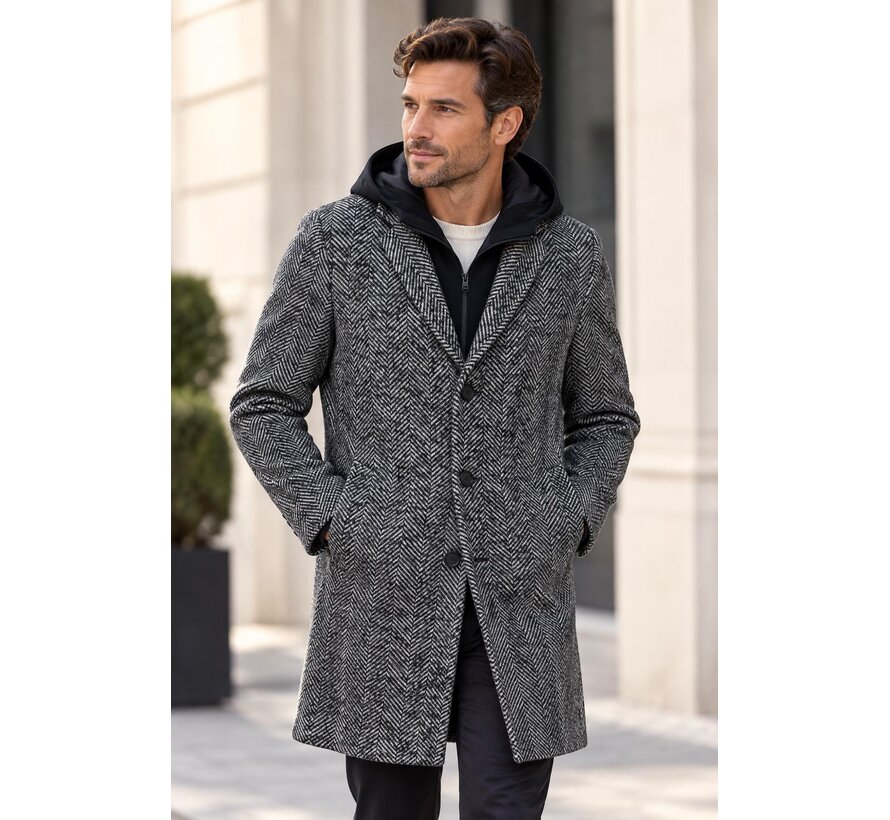 DiArvid Coat Zwart (252816 - 910)