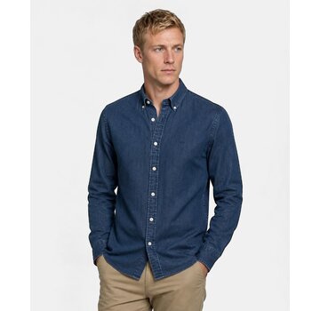 McGregor McGregor Overhemd Chambrey Shirt Medium Blue (MM999.6001.06 - 2002)