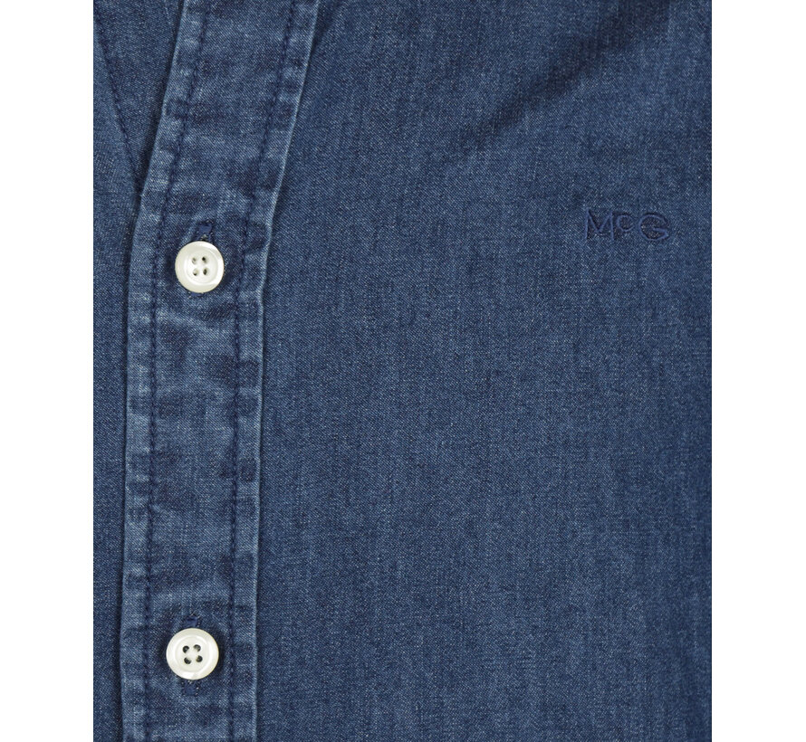 McGregor Overhemd Chambrey Shirt Medium Blue (MM999.6001.06 - 2002)