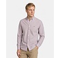 McGregor Overhemd Poplin Stripe Peached Shirt Burgundy (MM999.6001.05 - 4215)